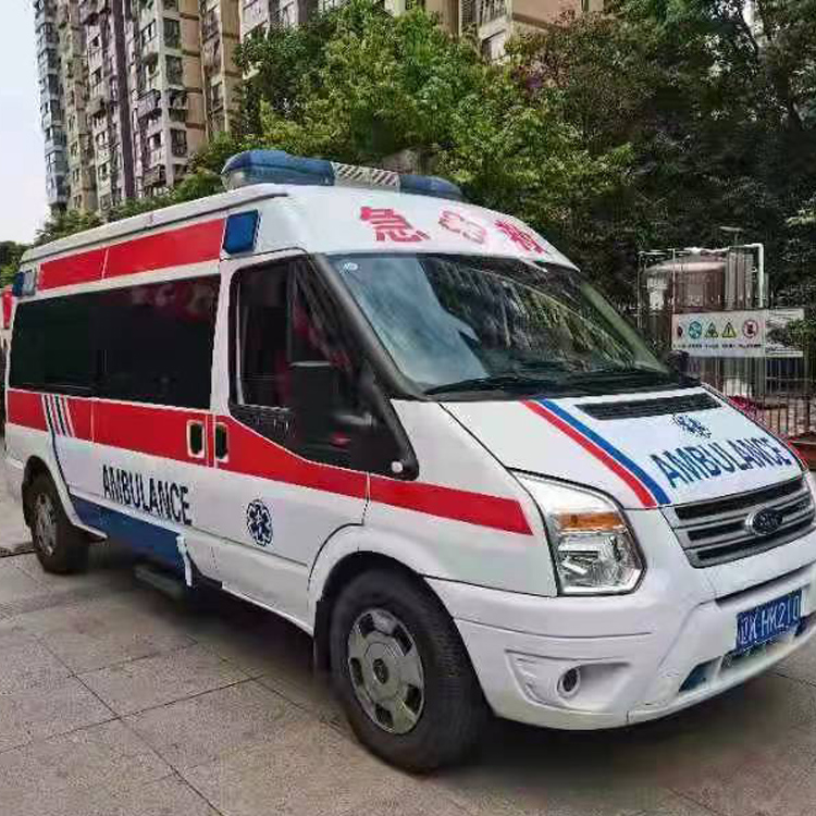 当涂长途救护车护送病人返乡